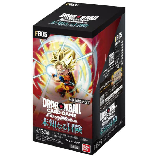 Dragon Ball Super Fusion World FB-05 New Adventure Booster Box - Japanese