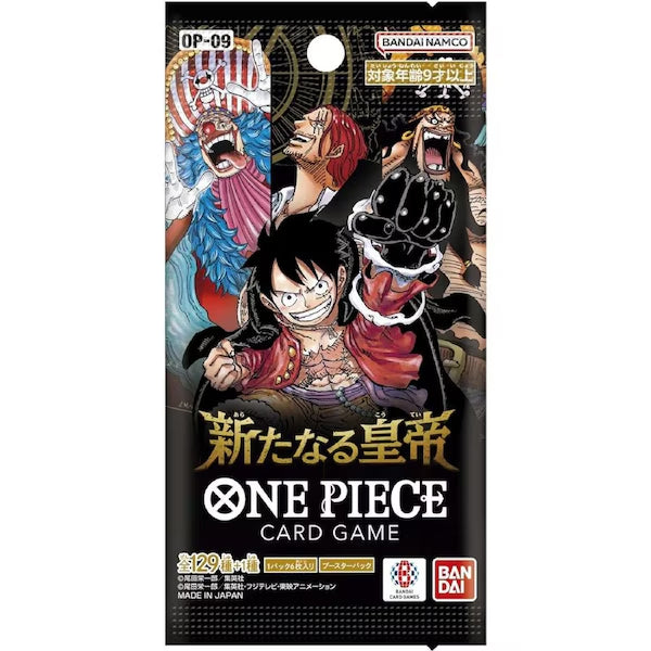 One Piece OP-09 Card Game The New Emperor Booster Box - Japanese